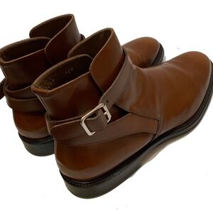 doucal's chelsea Men's Brown Leather Ankle Boots